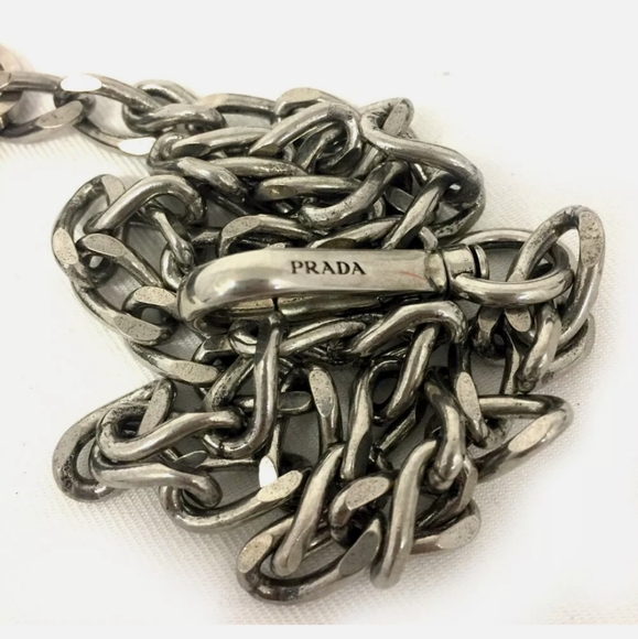 AUTHENTIC PRADA CAMOUFLAGE CHAIN POUCH /A2404 - Picture 6 of 12